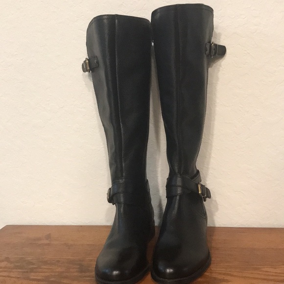 Naturalizer June Leather Knee-High Boots - Picture 3 of 4